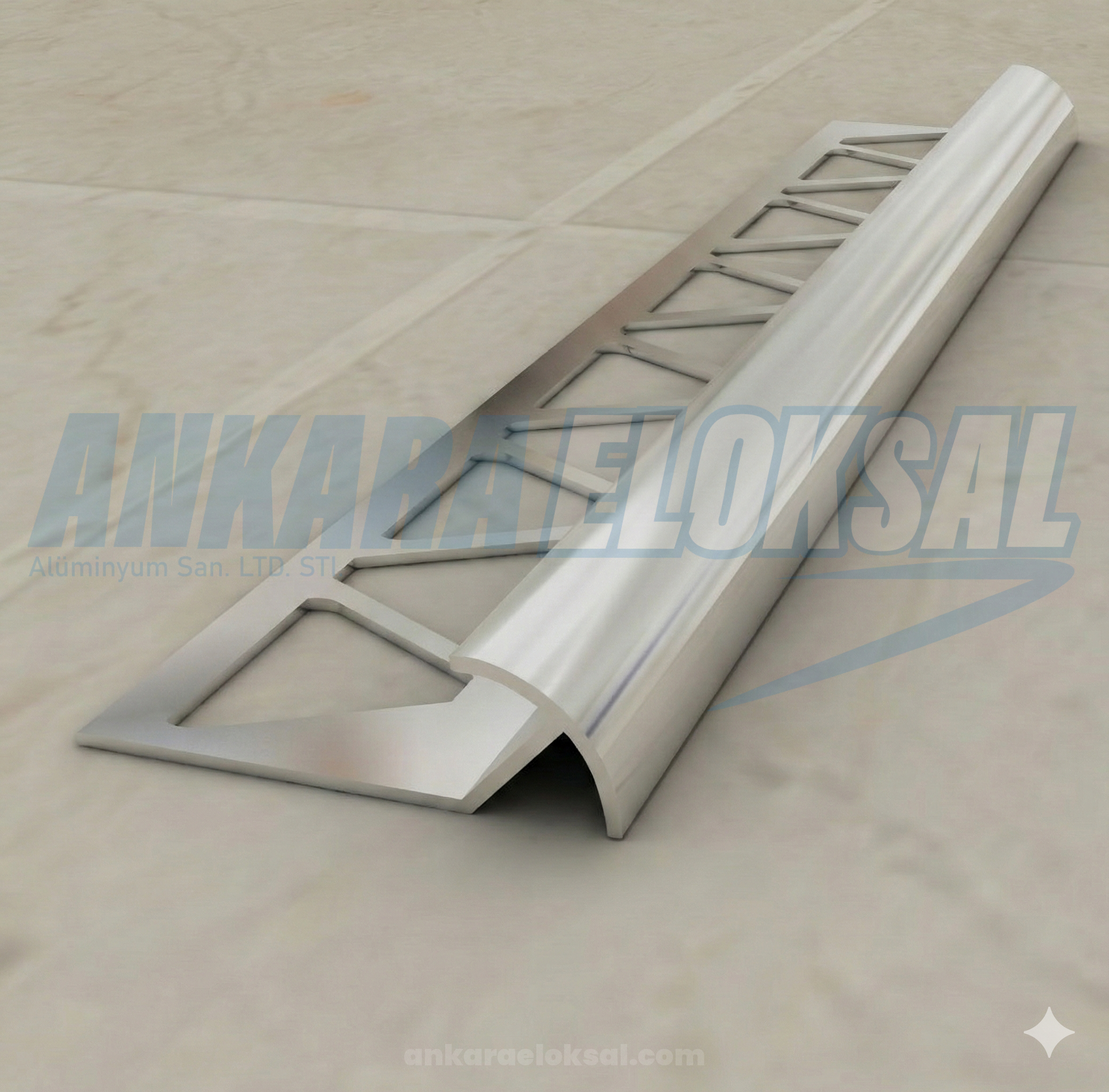 Çift Taraflı Oval Dış Köşe Profili