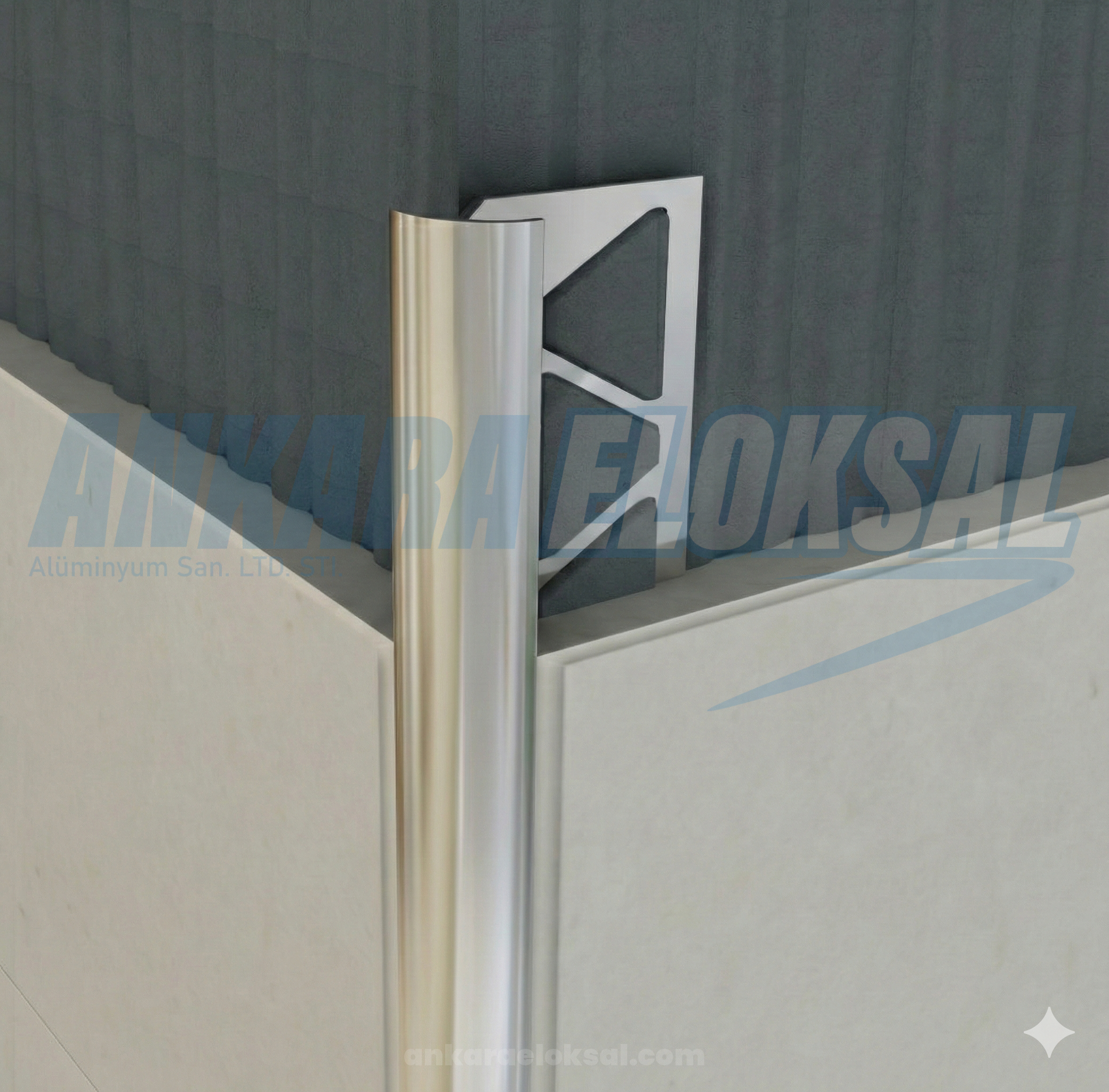 Çift Taraflı Oval Dış Köşe Profili